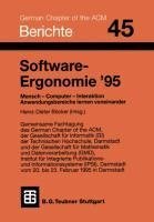 Software-Ergonomie '95