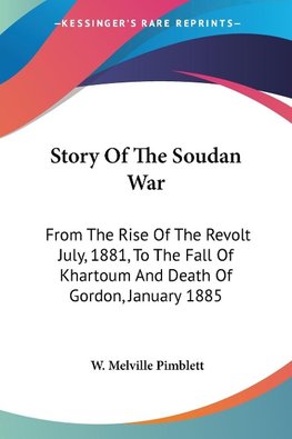 Story Of The Soudan War