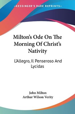 Milton's Ode On The Morning Of Christ's Nativity