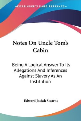 Notes On Uncle Tom's Cabin