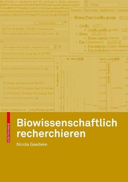 Biowissenschaftlich recherchieren