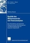 Qualität des Aktienresearch von Finanzanalysten