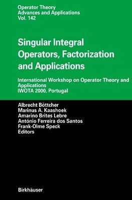 Singular Integral Operators, Factorization and Applications