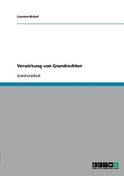 Verwirkung von Grundrechten