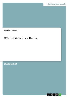 Wörterbücher des Hausa