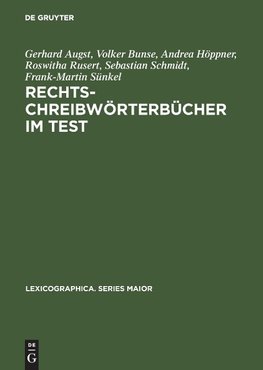 Rechtschreibwörterbücher im Test