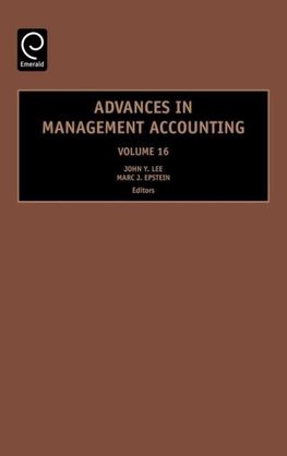 Adv in Man Accounting Vol16