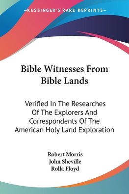 Bible Witnesses From Bible Lands