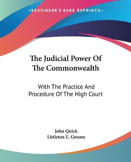 The Judicial Power Of The Commonwealth