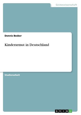 Kinderarmut in Deutschland