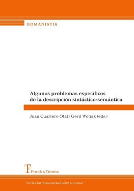 Algunos problemas específicos de la descripción sintáctico-semántica