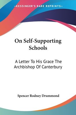 On Self-Supporting Schools