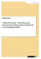 Luftfrachtverkehr - Darstellung und kritische Beurteilung seiner Attraktivität bei Auslandsgeschäften