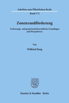 Zonenrandförderung.