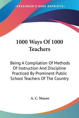 1000 Ways Of 1000 Teachers