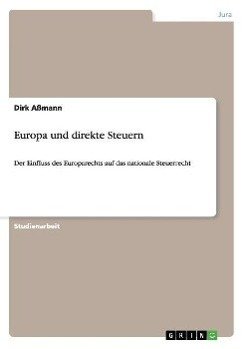 Europa und direkte Steuern