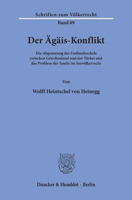 Der Ägäis-Konflikt.