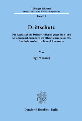 Koenig, S: Drittschutz