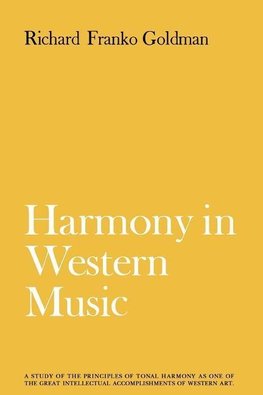 Goldman, R: Harmony in Western Music