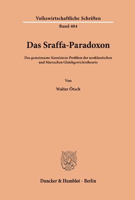 Das Sraffa-Paradoxon