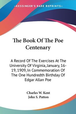 The Book Of The Poe Centenary