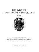 Die Werke von Jakob Bernoulli