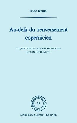 Au-delà du renversement Copernicien