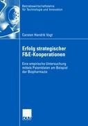 Erfolg strategischer F&E-Kooperationen