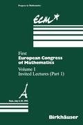 First European Congress of Mathematics Paris, July 6-10, 1992