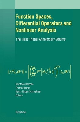 Function Spaces, Differential Operators and Nonlinear Analysis