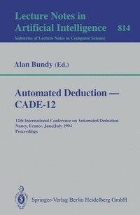 Automated Deduction, Cade-12