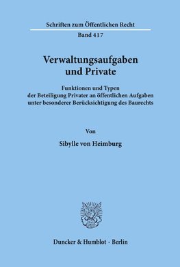 Verwaltungsaufgaben und Private.