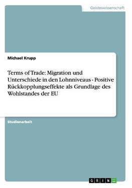 Terms of Trade: Migration und Unterschiede in den Lohnniveaus - Positive Rückkopplungseffekte als Grundlage des Wohlstandes der EU