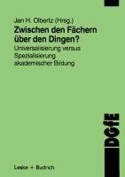 Zwischen den Fächern - über den Dingen?