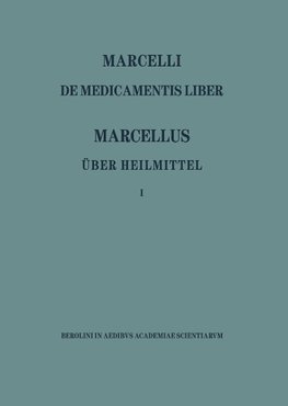 Marcellus - Über Heilmittel 1