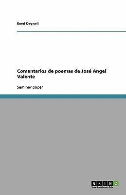 Comentarios de poemas de José Angel Valente