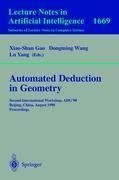 Automated Deduction in Geometry