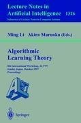 Algorithmic Learning Theory