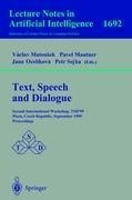 Text, Speech and Dialogue