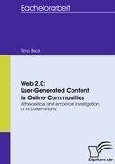 Web 2.0: User-Generated Content in Online Communities