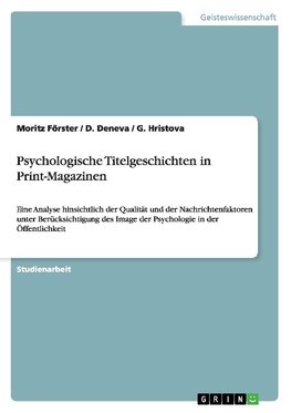 Psychologische Titelgeschichten in Print-Magazinen