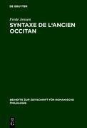 Syntaxe de l'ancien occitan