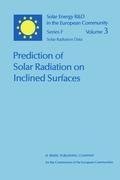 Prediction of Solar Radiation on Inclined Surfaces