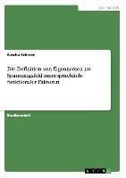 Die Definition von Eigennamen im Spannungsfeld innersprachlich- funktionaler Faktoren