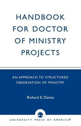 Handbook for Doctor of Ministry Projects