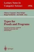 Types for Proofs and Programs