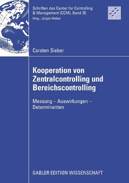 Kooperation von Zentralcontrolling und Bereichscontrolling