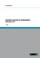 Empirical research on Sustainability Management