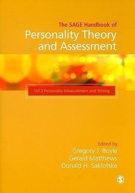 Boyle, G: SAGE Handbook of Personality Theory and Assessment