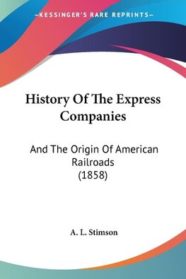 History Of The Express Companies